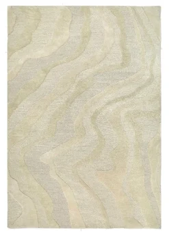 Vloerkleed Mosa Wol, 160 x 230cm, kleur Zand