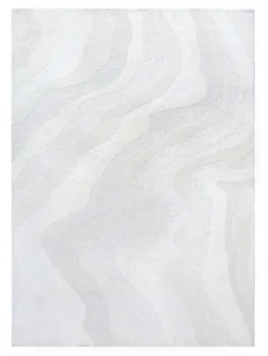 Vloerkleed Mosa Wol, kleur Ivory