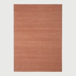 Vloerkleed Nomad Wol, kleur Terracotta