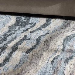 Vloerkleed Silviano kleur Beige/Blauw