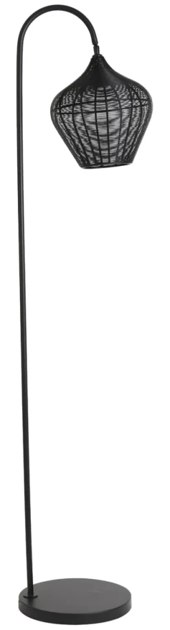 Vloerlamp Alvaro 160cm, kleur Mat Zwart