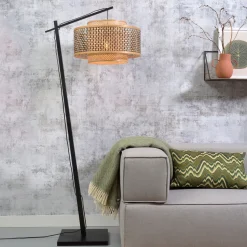 Vloerlamp Bhutan Large, Bamboe