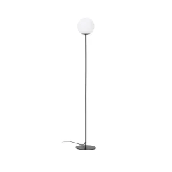 Vloerlamp Brisia Glas en messing, 155cm
