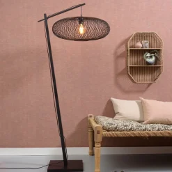 Vloerlamp Cango Bamboe, 176cm