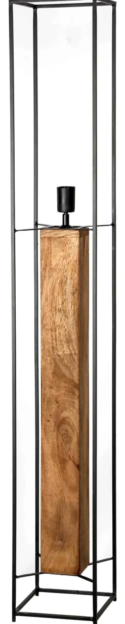 Vloerlamp Dakota mangohout