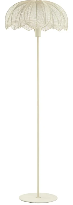 Vloerlamp Espelo 150cm hoog, kleur Crème