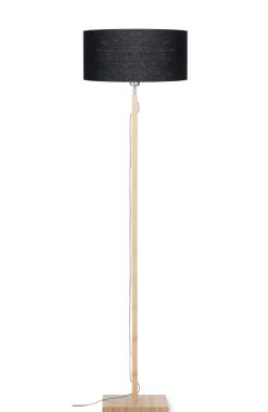 Vloerlamp Fuji Bamboe en Eco linnen