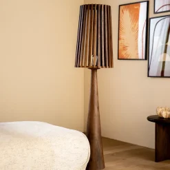 Vloerlamp Guard Mangohout, 162cm hoog