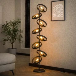 Vloerlamp Homer kleur Charchoal