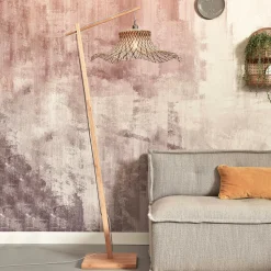 Vloerlamp Ibiza Bamboe, 176cm