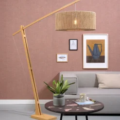 Vloerlamp Iguazu Jute, 207cm