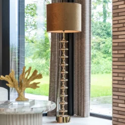 Vloerlamp Jane 138cm, kleur Goud (excl. kap)