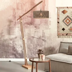 Vloerlamp Java Bamboe, 207cm