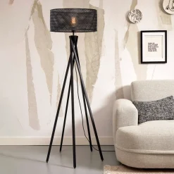 Vloerlamp Java 5-poot, Bamboe