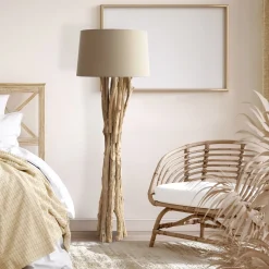 Vloerlamp Karee Drijfhout