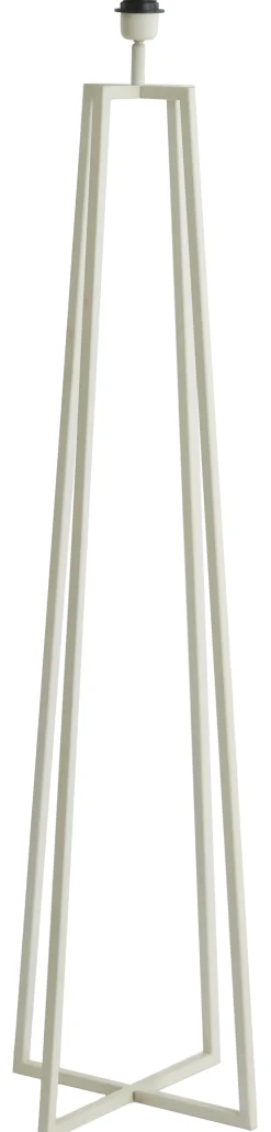 Vloerlamp Miley 130cm, kleur Crème (excl. kap)