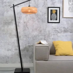 Vloerlamp Palawan Bamboe, 176cm