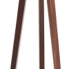 Vloerlamp Troina Mangohout, 118cm (excl. kap)