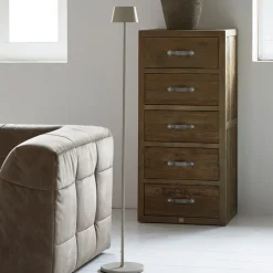 Vloerlamp Zaza Luminee Aluminium, kleur Flax