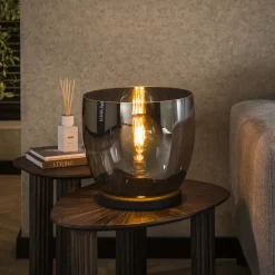 Vloerlamp/Tafellamp Mikado Glas, 32cm hoog