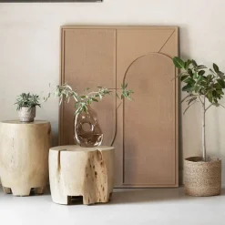 Wanddecoratie Elyn Jute, 102 x 76cm