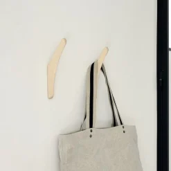 Wandhaak PI Mahoniehout, Set van 2 stuks