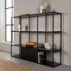 Wandkast Judah MDF en staal, 120 x 150cm