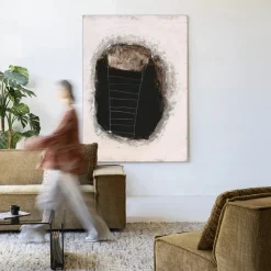 Wandkleed Abstract 14 in maat en frame naar keuze