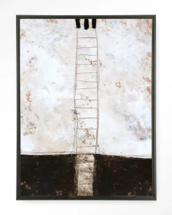 Wandkleed Abstract 12 in maat en frame naar keuze