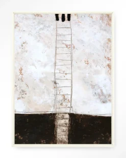 Wandkleed Abstract 12 in maat en frame naar keuze