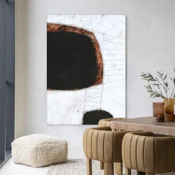 Wandkleed Abstract 11 in maat en frame naar keuze