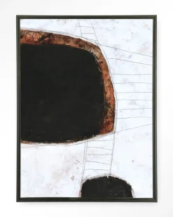 Wandkleed Abstract 11 in maat en frame naar keuze