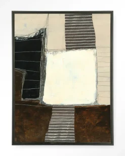 Wandkleed Abstract 8 in maat en frame naar keuze