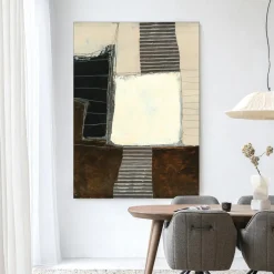 Wandkleed Abstract 8 in maat en frame naar keuze