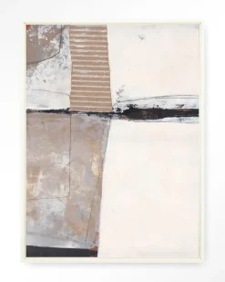 Wandkleed Abstract 5 in maat en frame naar keuze