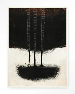 Wandkleed Abstract 15 in maat en frame naar keuze