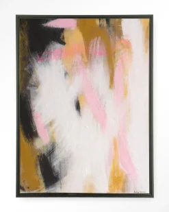 Wandkleed Abstract Moods in maat en frame naar keuze