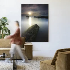 Wandkleed Batu Lamunan in maat en frame naar keuze