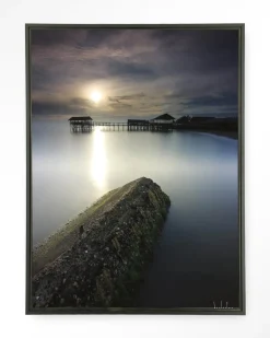 Wandkleed Batu Lamunan in maat en frame naar keuze