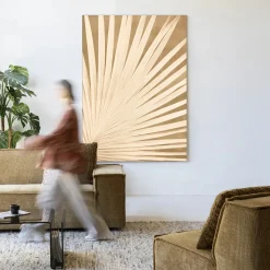 Wandkleed Beleaf in maat en frame naar keuze