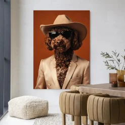 Wandkleed Billy in maat en frame naar keuze