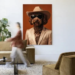 Wandkleed Billy in maat en frame naar keuze