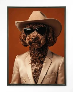 Wandkleed Billy in maat en frame naar keuze