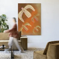 Wandkleed Bird Rise in maat en frame naar keuze