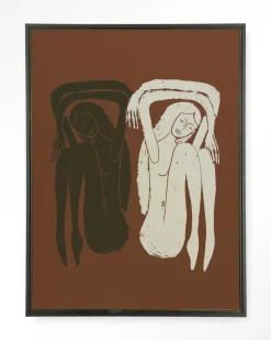 Wandkleed Bound Together in maat en frame naar keuze