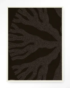 Wandkleed Circle Dark in maat en frame naar keuze