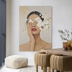 Wandkleed Clarince in maat en frame naar keuze