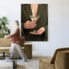 Wandkleed Classic Martini in maat en frame naar keuze