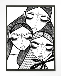 Wandkleed Close in maat en frame naar keuze