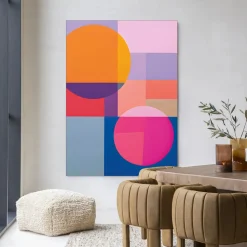 Wandkleed Combine in maat en frame naar keuze